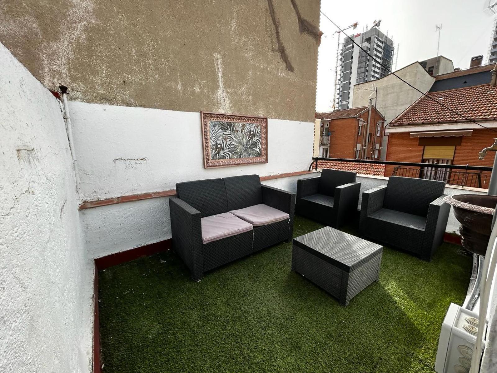 Apartamento Con Terraza Centrico Moderno Nuevo Madrid Exterior foto